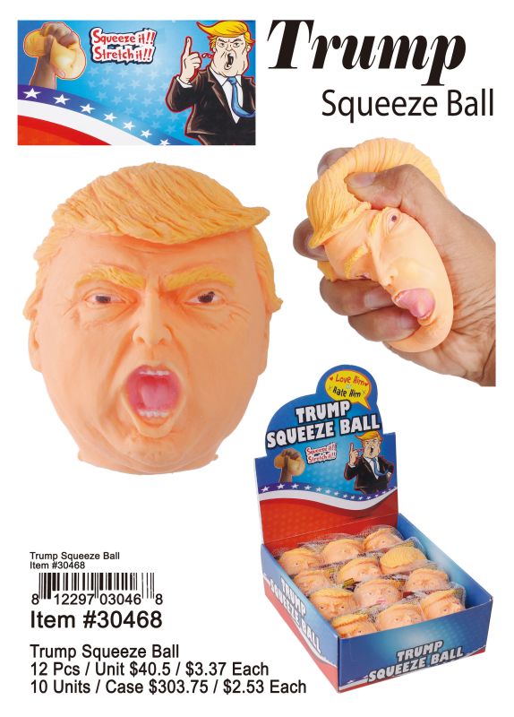 Trump Squeeze Ball - 12 Pieces Unit